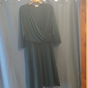 Jon & Anna Dark Green Long Sleeve Dress